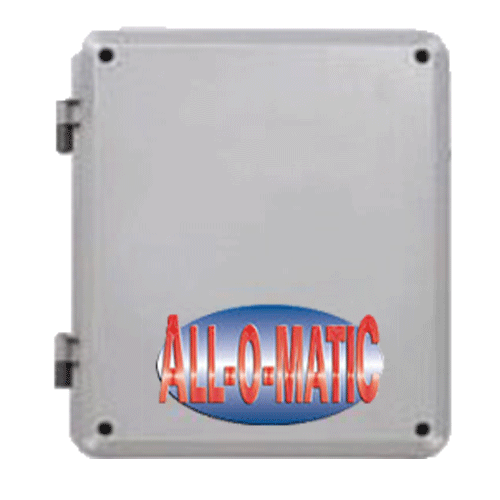 Allomatic Toro24 Swing Actuator with Control Panel.