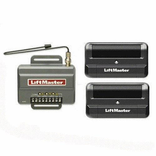 1 Liftmaster 850LM Receiver and two 811 LM Remote Package