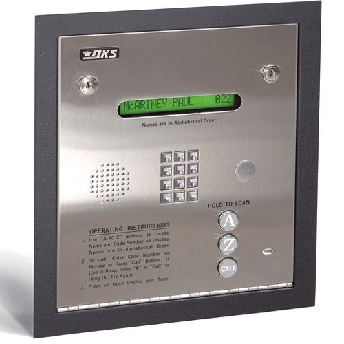DoorKing 1835-084 Telephone Entry System Flush Mount