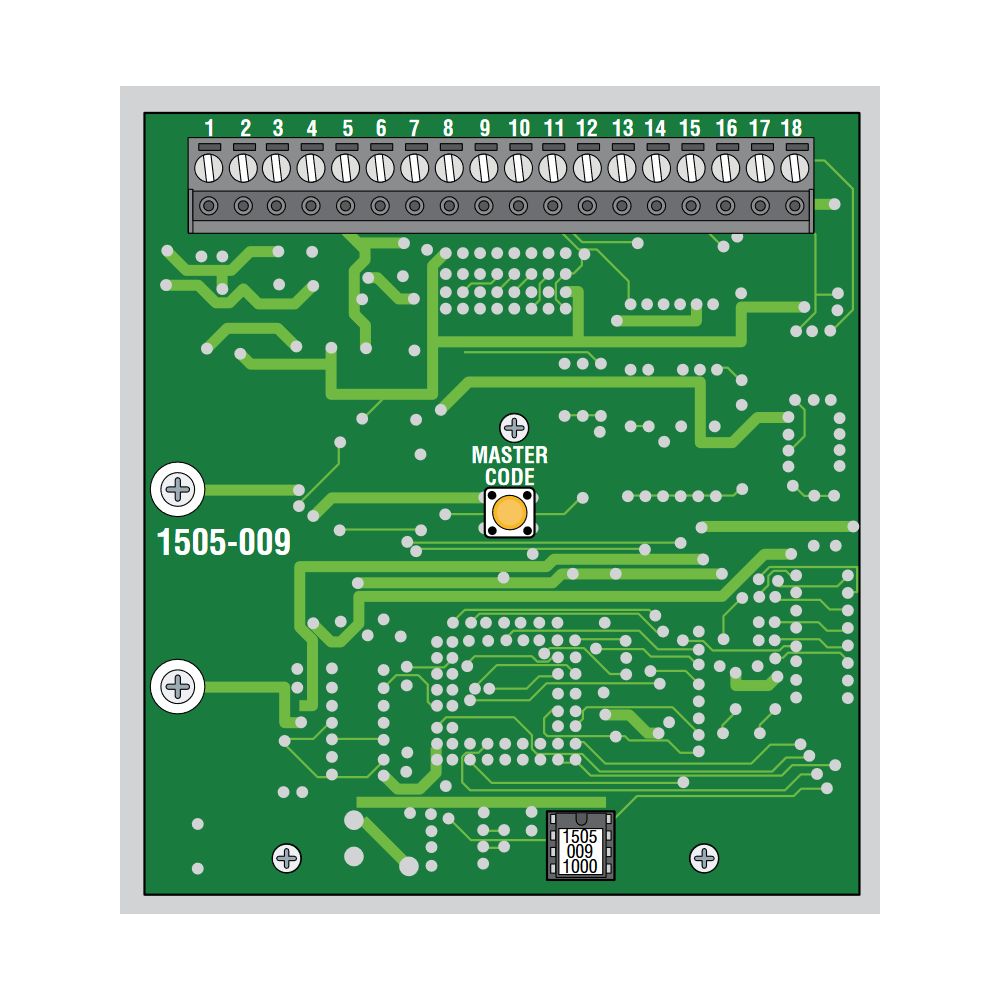DoorKing 1505-009 Circuit Board for 1520 Card Reader
