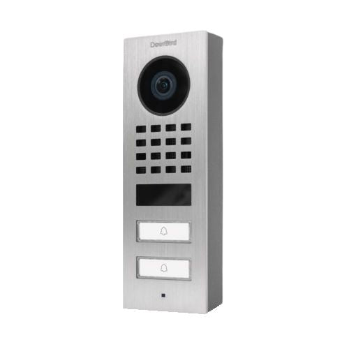 Doorbird D1102V Wifi/LAN Video Intercom System (Stainless)