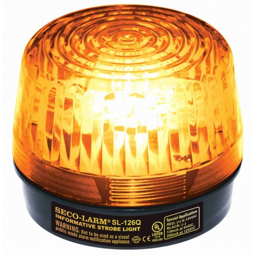 Seco Larm SL-126-A24Q/A Amber Strobe Light