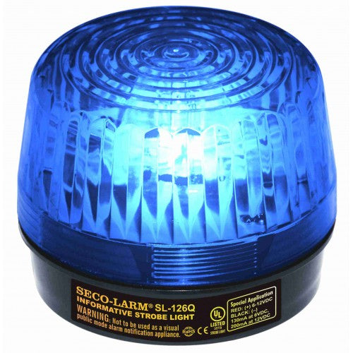 Seco Larm SL-126-A24Q/B Blue Strobe Light