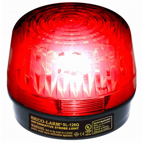 Seco Larm SL-126-A24Q/R Red Strobe Light