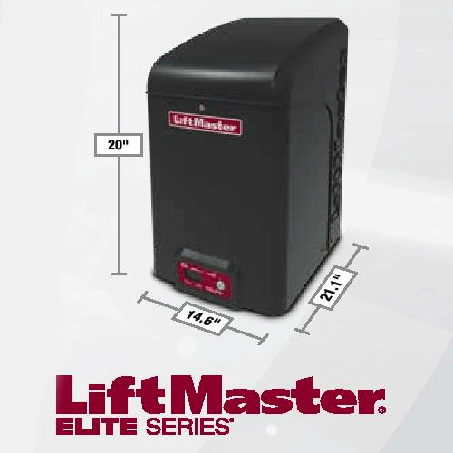 Liftmaster Gate Opener - LiftMaster CSL24U High Traffic Commercial DC Slide Gate Opener - Liftmaster CSL24U Slide Gate Operator Dimensions