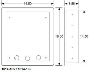 DoorKing 1814-165 Flush Mount Kit for 1810 & 1830 series Indoor Units