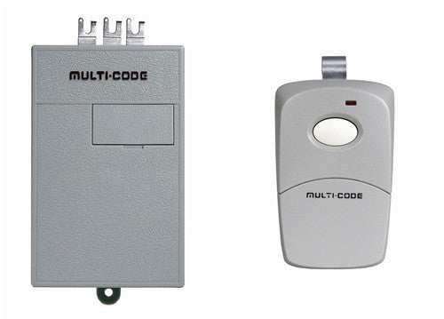 Multi-Code 1011 Single Button Remote with Radio Receiver 24V 300Mhz