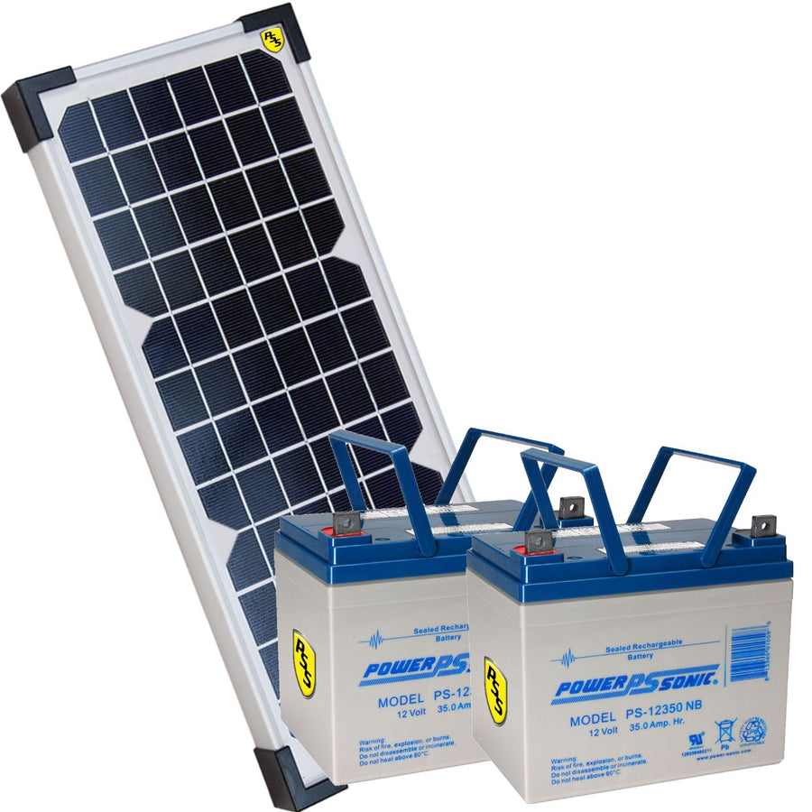 PSSstore 24VDC 45 Watt Solar Package for LA500